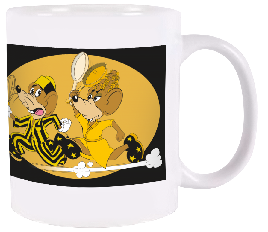 Tazas de la colección de productos de Tico y Tica