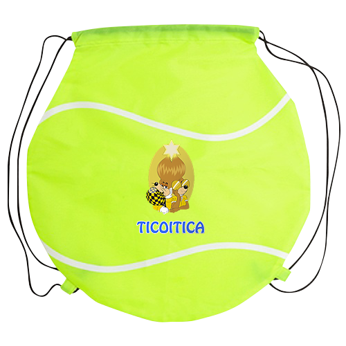 Mochila forma pelota tenis