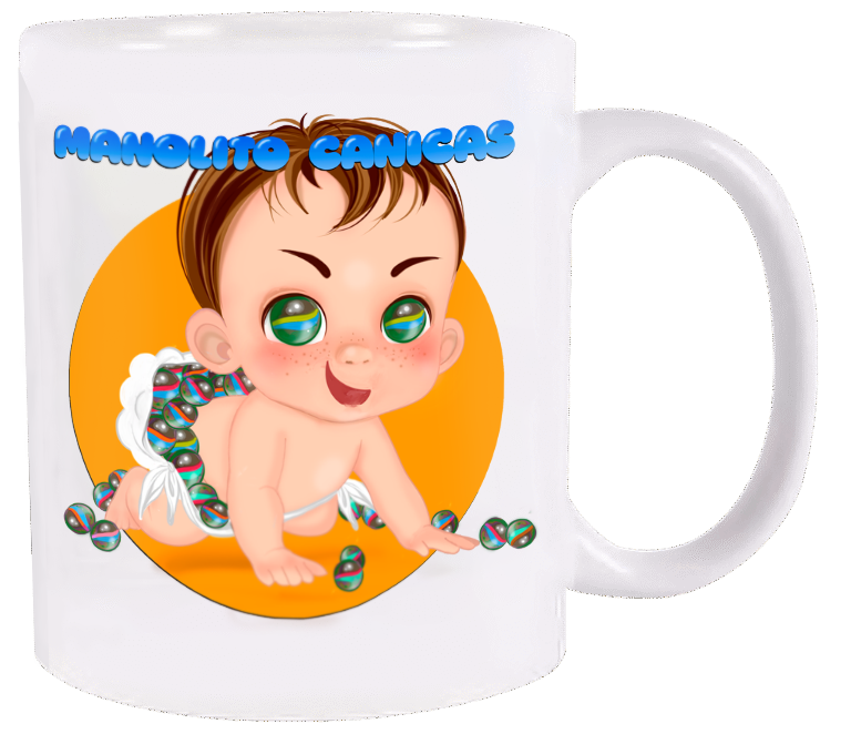 Taza Manolito Canicas